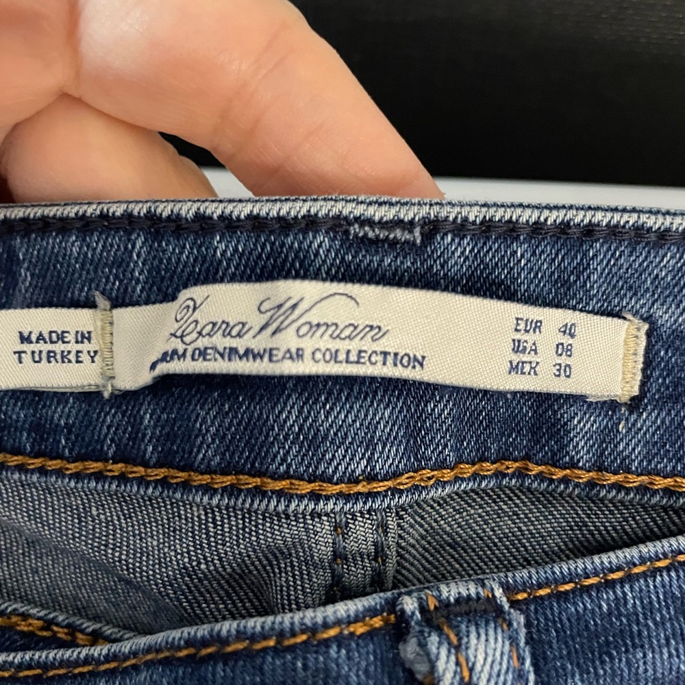 Zara Women's Grayish black and Blue Jeans - Picture 4 of 10